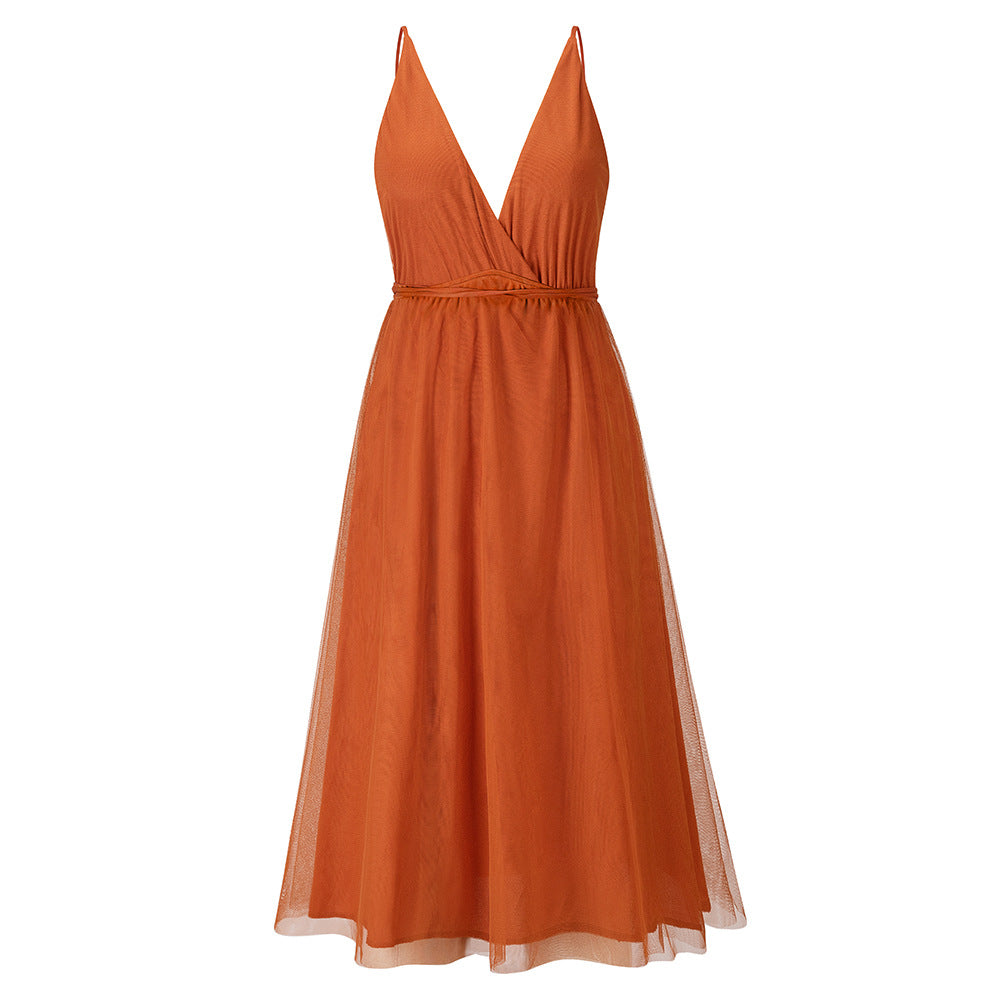 Valeria | Vestido Elegante con Tirantes de Gasa