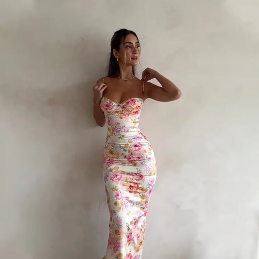 Vestido Floral sin Mangas