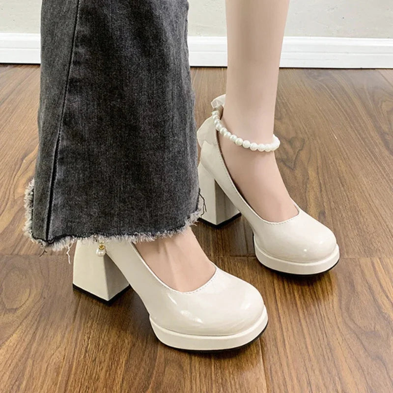 Zapatos de Tacón Mary Jane Isabella
