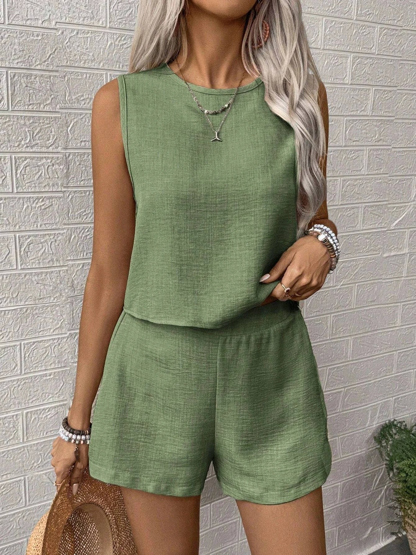 Conjunto Sin Mangas Olivia