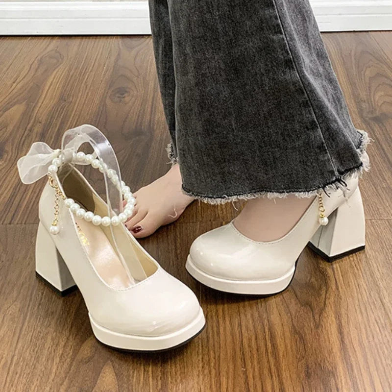 Zapatos de Tacón Mary Jane Isabella
