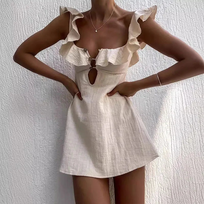 Vestido Mini con Volantes Sienna