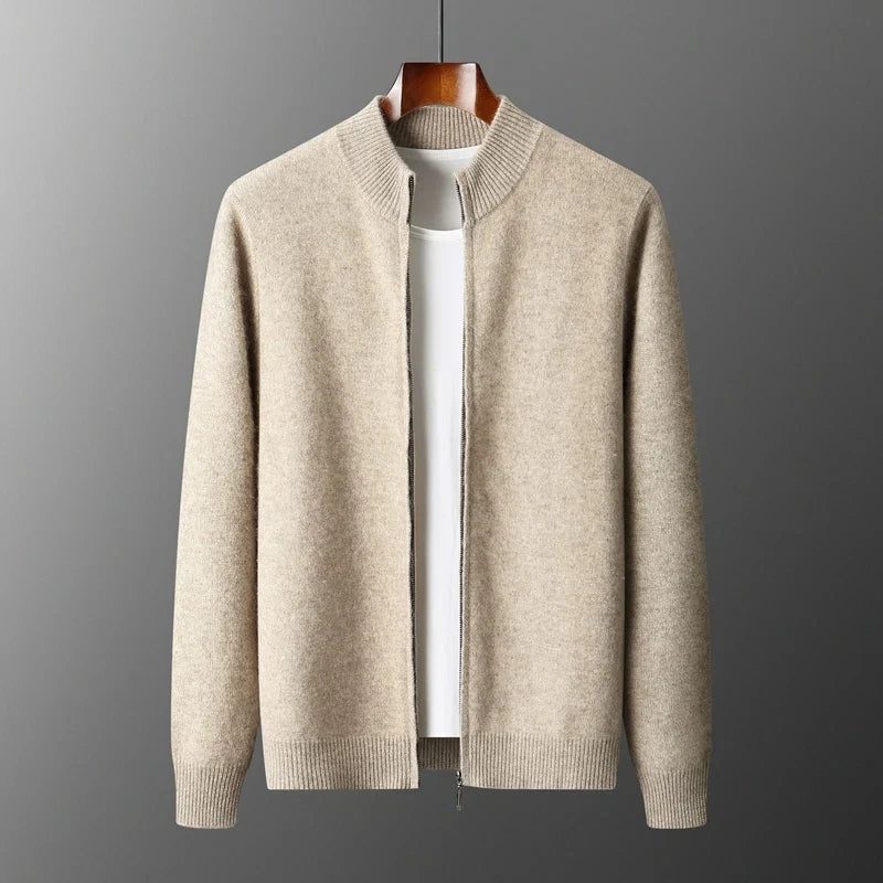 Marco Jersey con Cremallera de Lana Merina