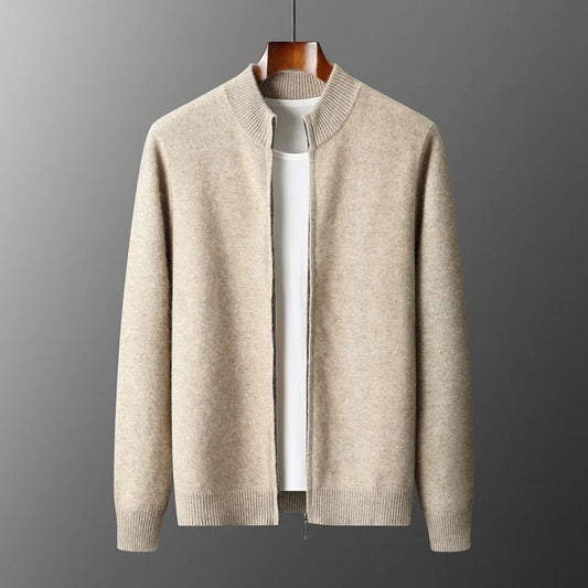 Marco Jersey con Cremallera de Lana Merina
