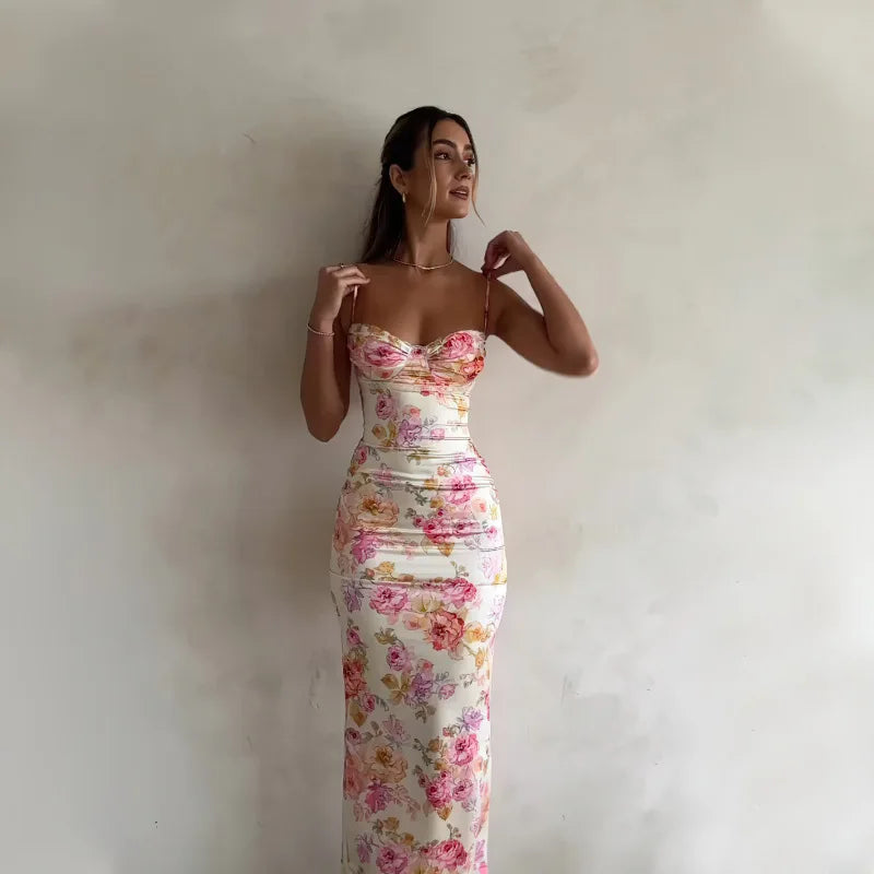 Vestido Floral sin Mangas