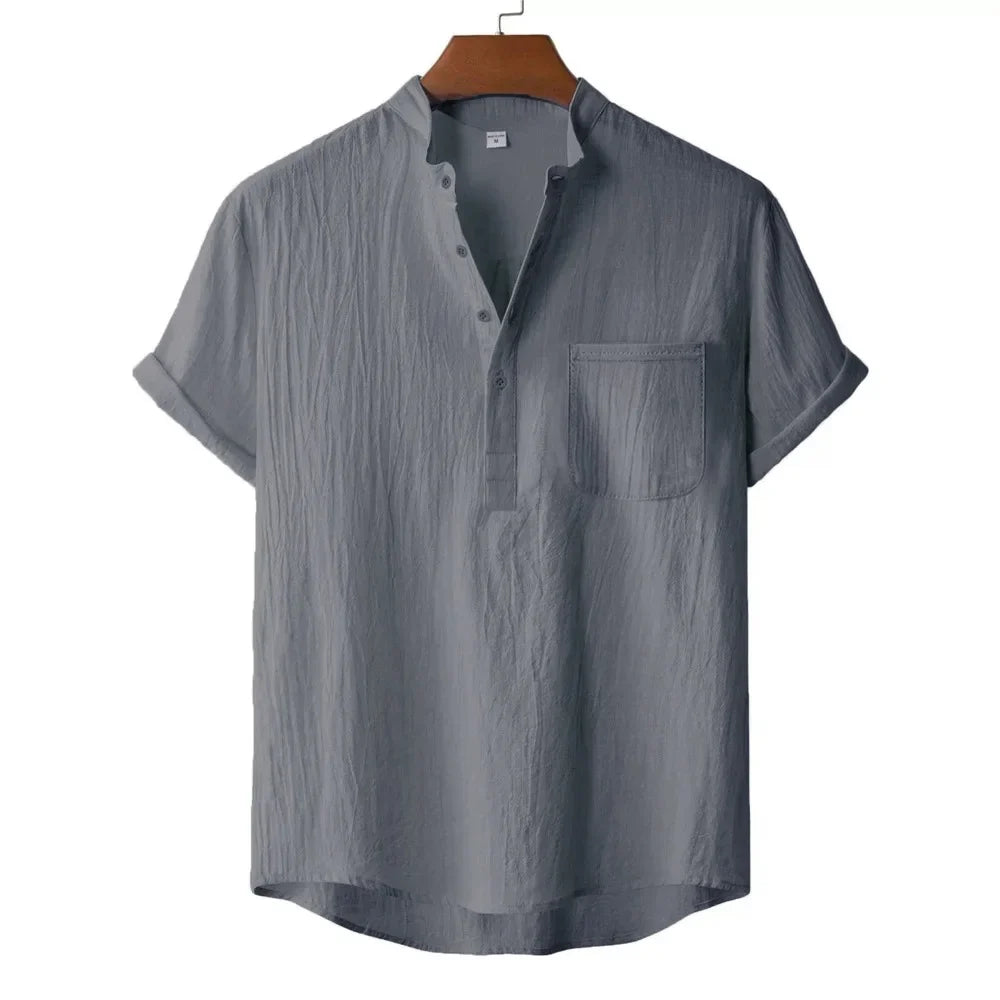 Kai Camiseta Henley de Lino