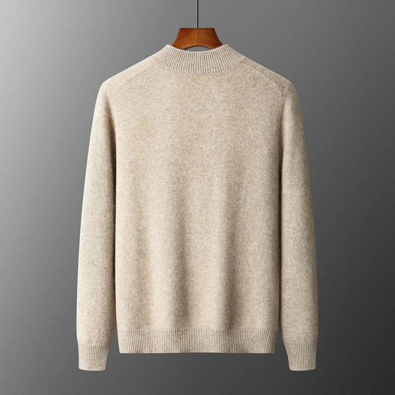 Marco Jersey con Cremallera de Lana Merina
