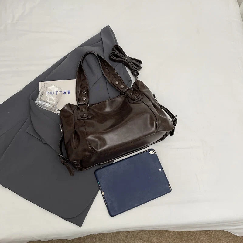 Bolso Tote Retro PU
