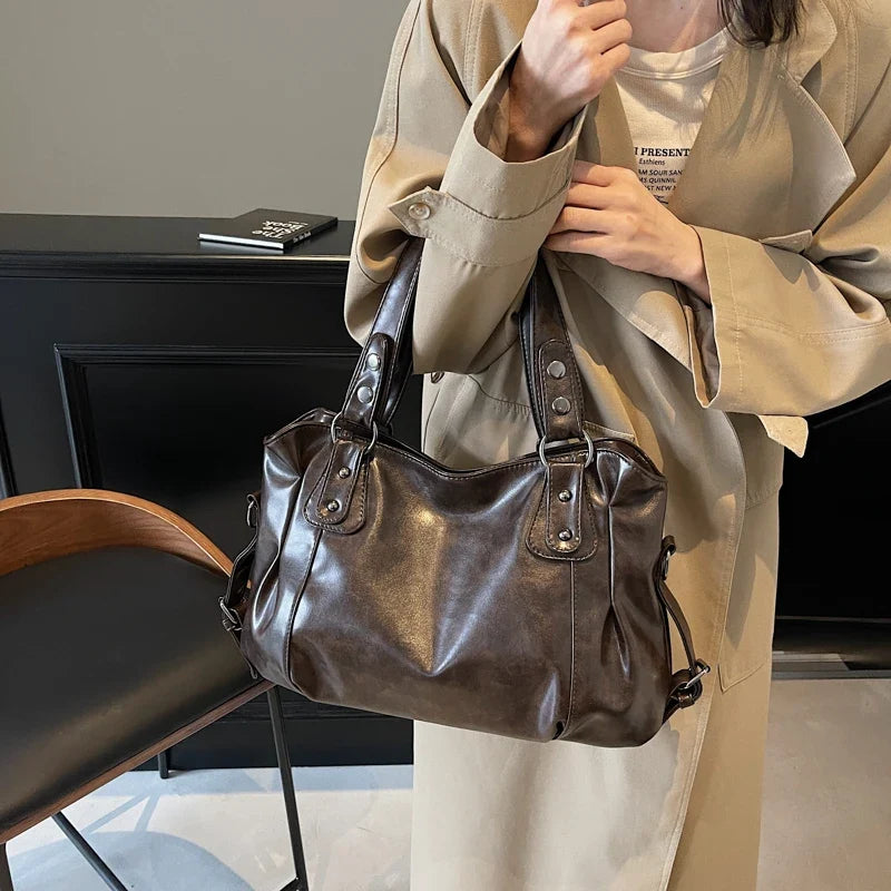 Bolso Tote Retro PU