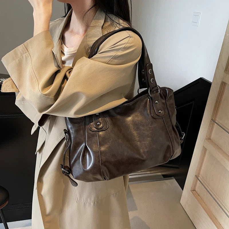 Bolso Tote Retro PU