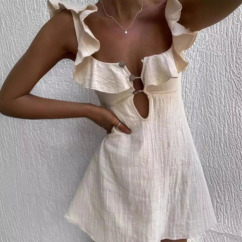 Vestido Mini con Volantes Sienna