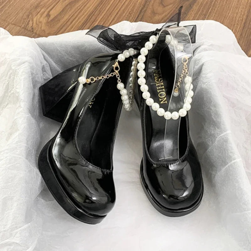 Zapatos de Tacón Mary Jane Isabella
