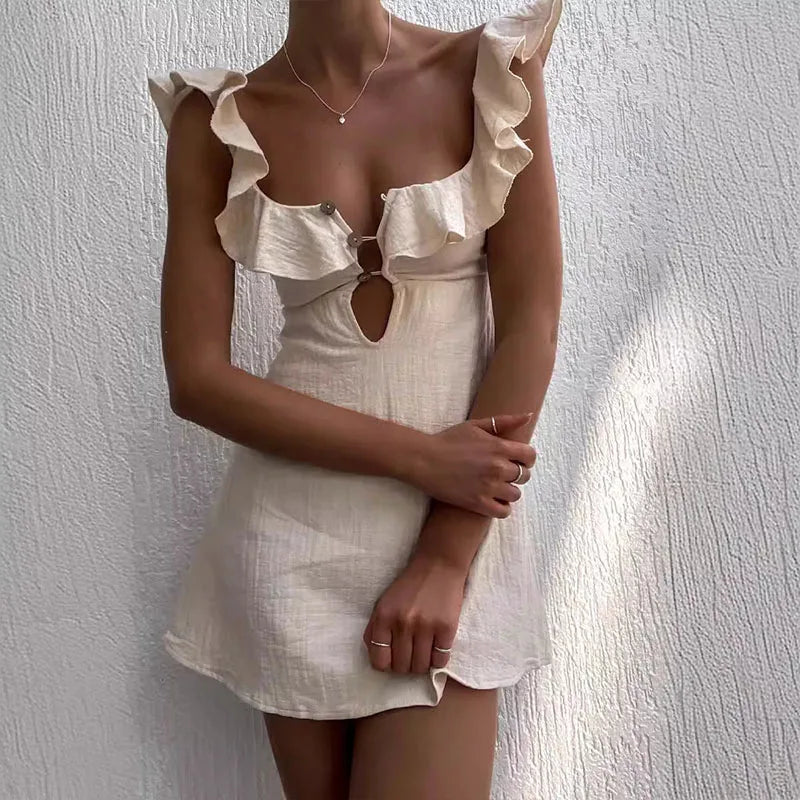 Vestido Mini con Volantes Sienna