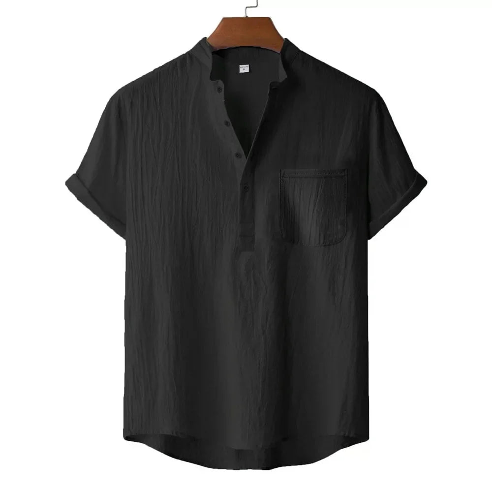 Kai Camiseta Henley de Lino