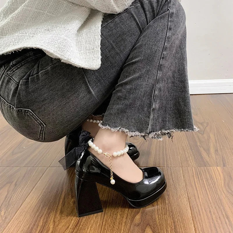 Zapatos de Tacón Mary Jane Isabella