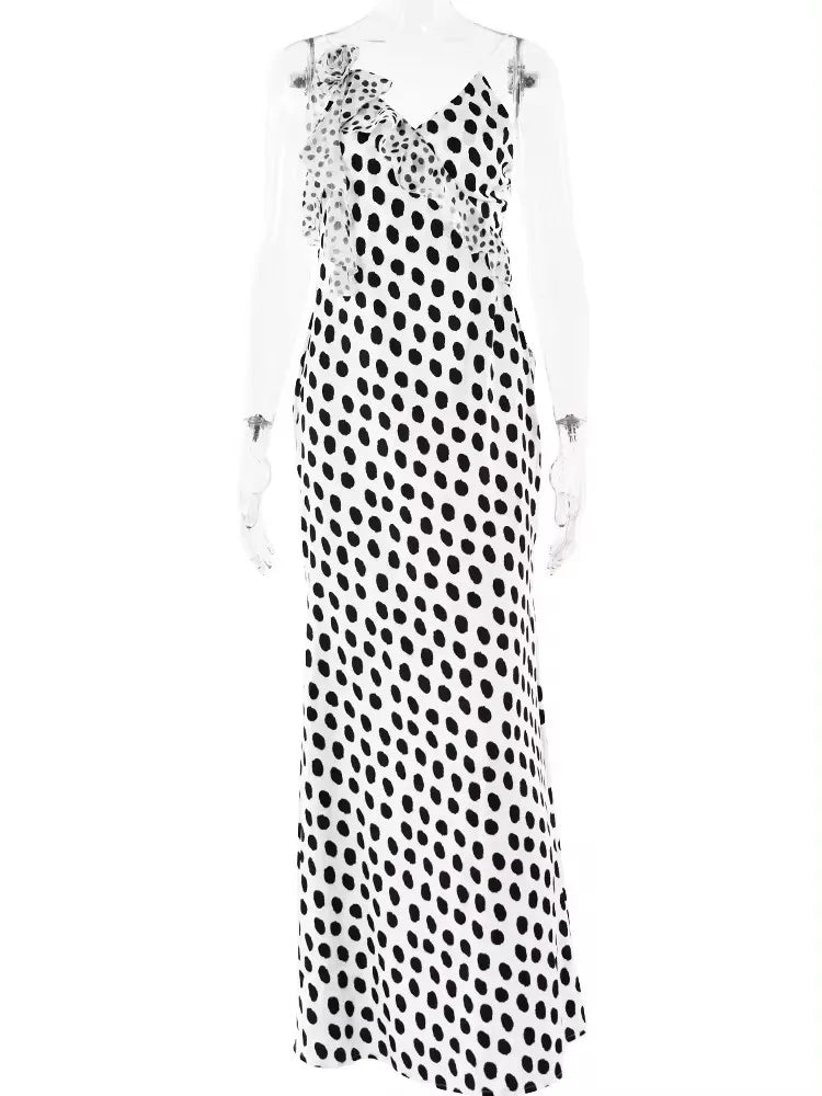 Vestido Maxi Floral con Espalda Descubierta Julissa