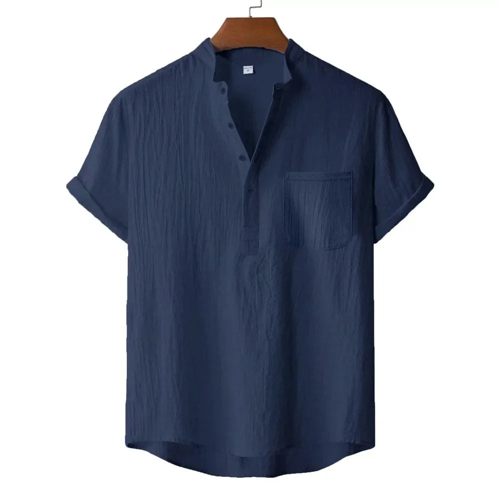 Kai Camiseta Henley de Lino