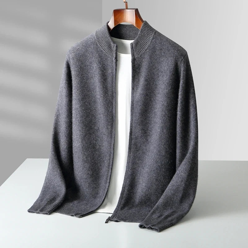 Marco Jersey con Cremallera de Lana Merina