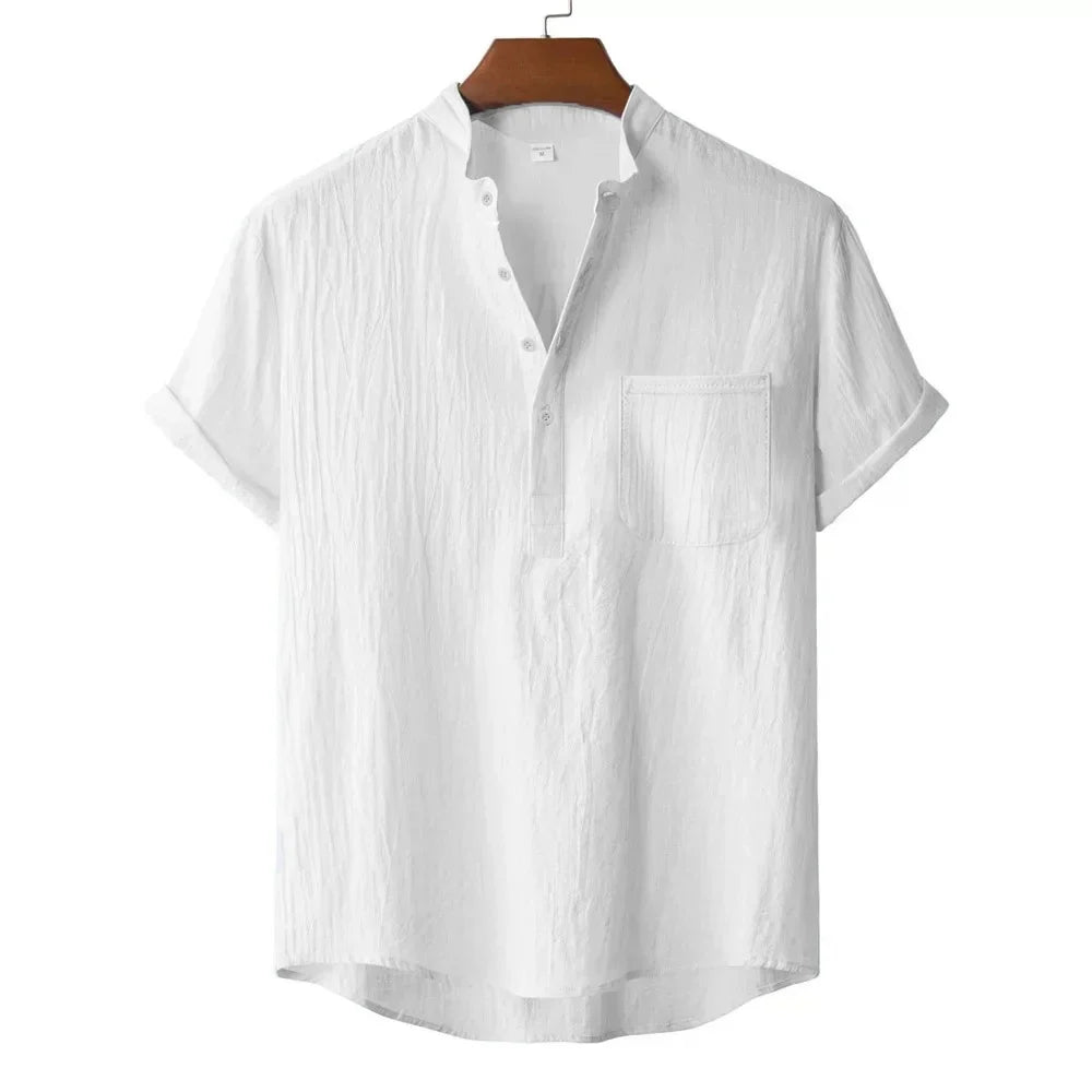 Kai Camiseta Henley de Lino
