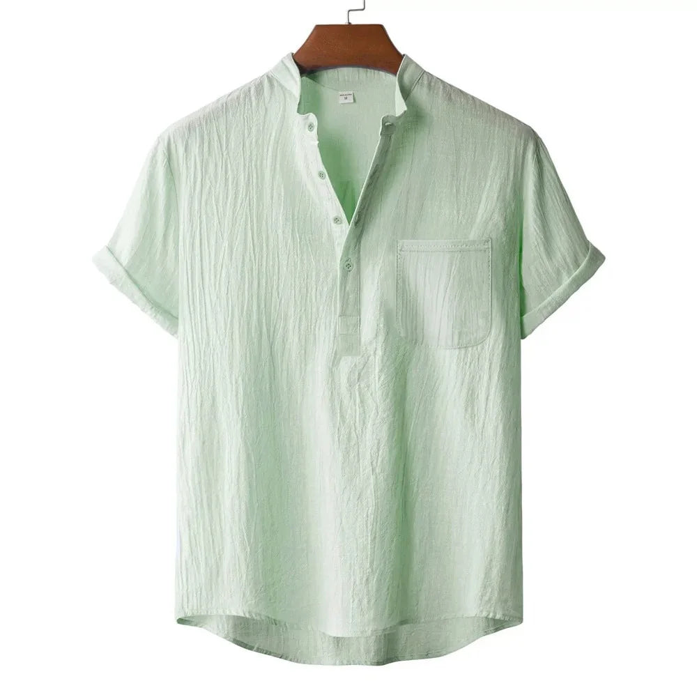 Kai Camiseta Henley de Lino
