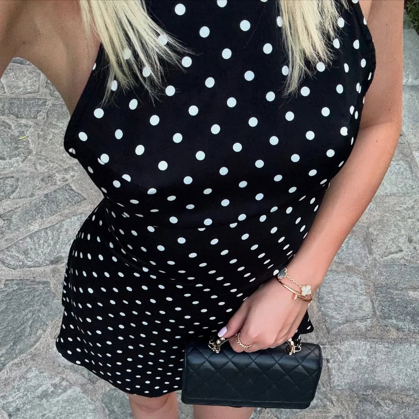 Vestido Halter de Lunares Valerie