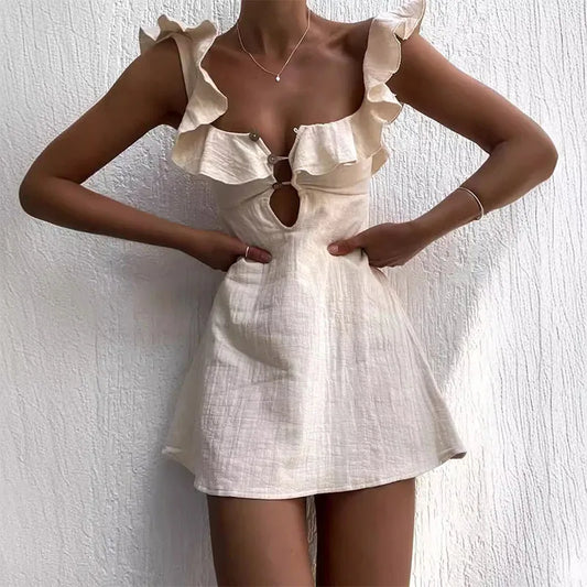 Vestido Mini con Volantes Sienna