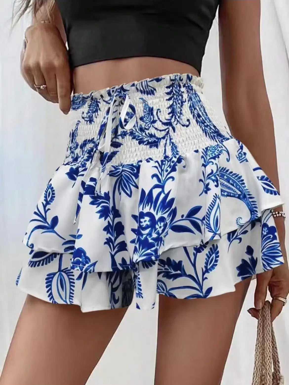 Skort Floral Mujer